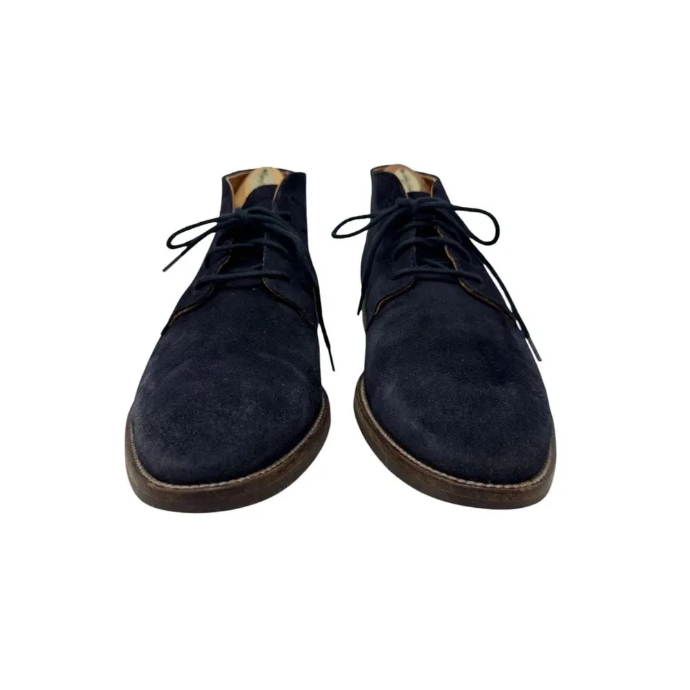 Tommy Hilfiger Mens booties Size 10 Chukka Boot Blue Suede